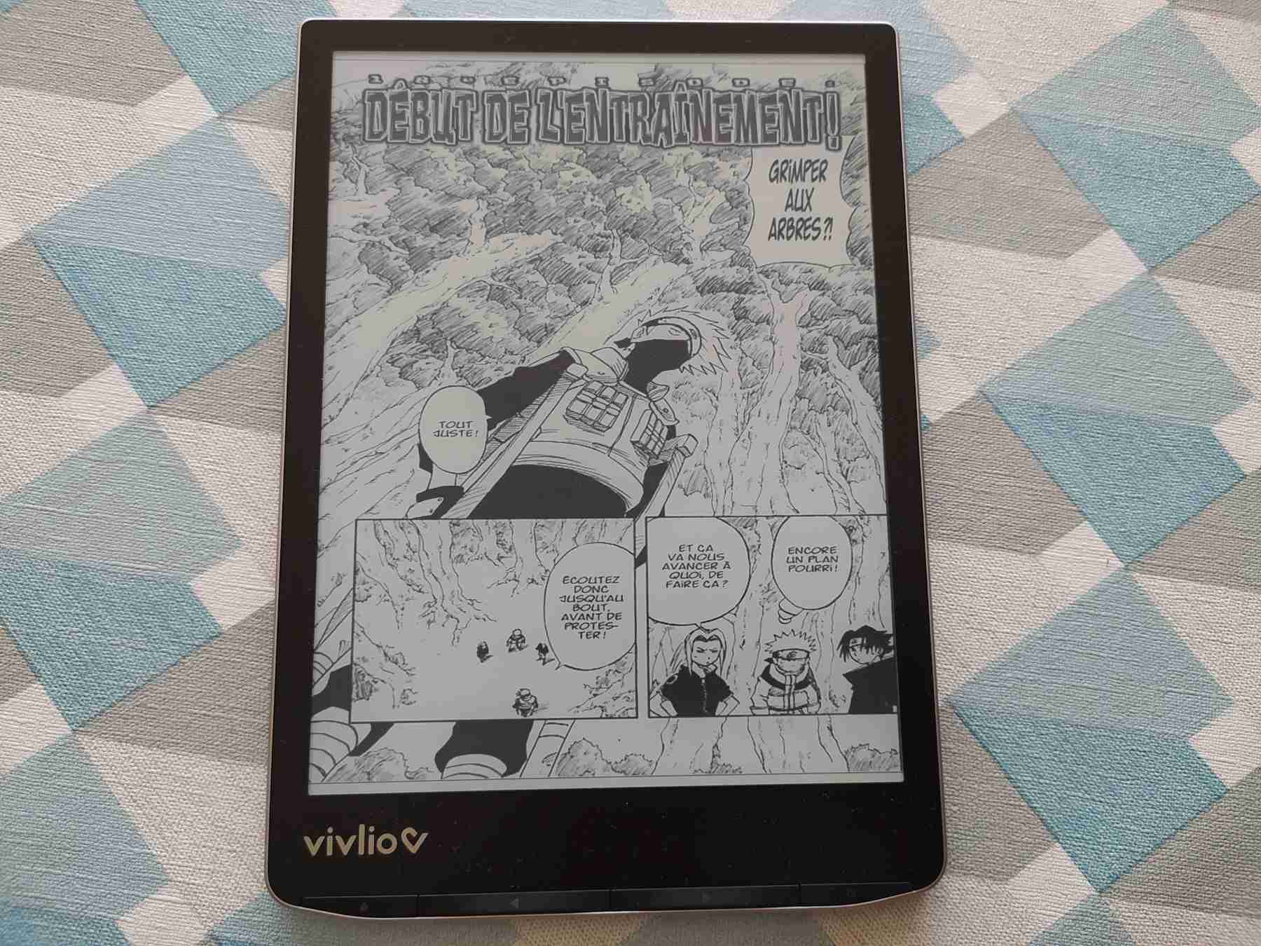 un manga sur la liseuse Vivlio InkPad 4