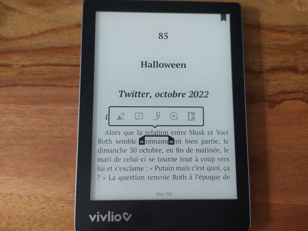 test vivlio light hd ebook