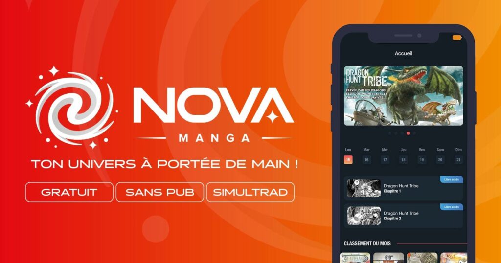 manga nova application de mangas gratuits