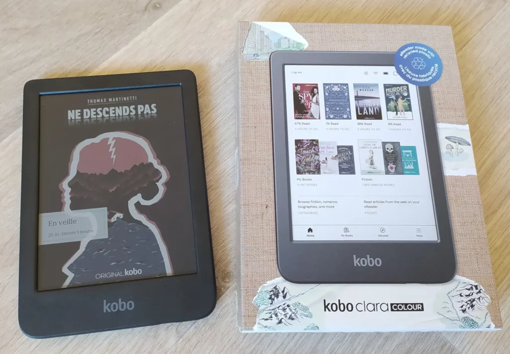 test liseuse kobo clara colour