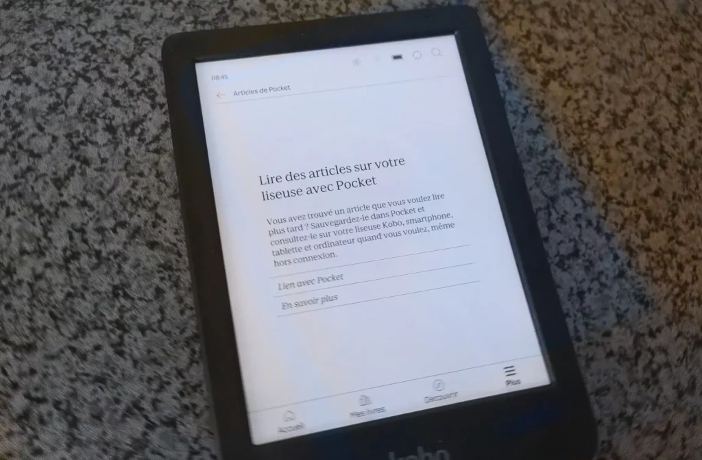 test liseuse kobo clara colour pocket service