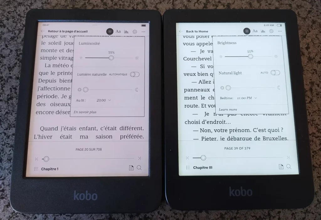 test liseuse kobo clara colour