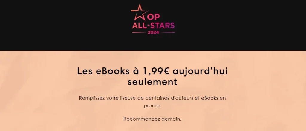 op all star ebooks pas chers 2024