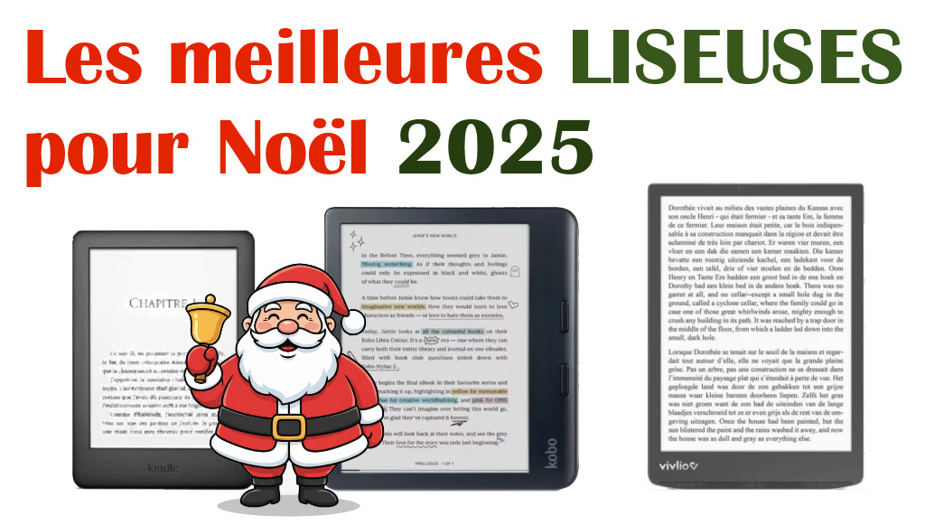 les meilleures liseuses pour noël 2025