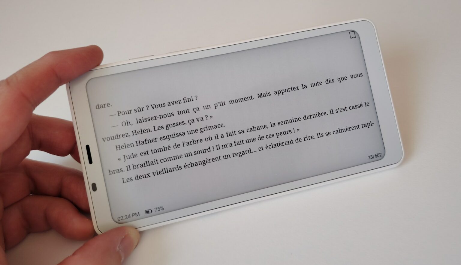 Liseuse BOOX Palma 2 Pro - Écran E-Ink 6,13 Pouces 300 PPP, Android 15, 128 Go - Version Blanche