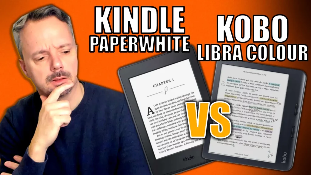 comparatif liseuses Kobo Libra Colour et Kindle Paperwhite