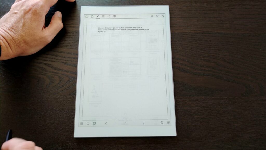 test de la Paperslate