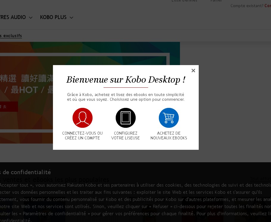kobo desktop configuration liseuse kobo