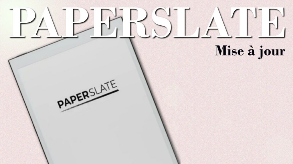 mise à jour paperslate