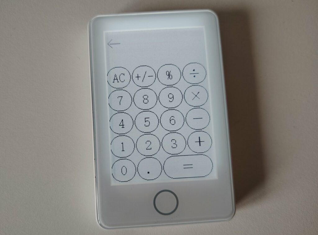 test liseuse encre électronique 2,7 pouces