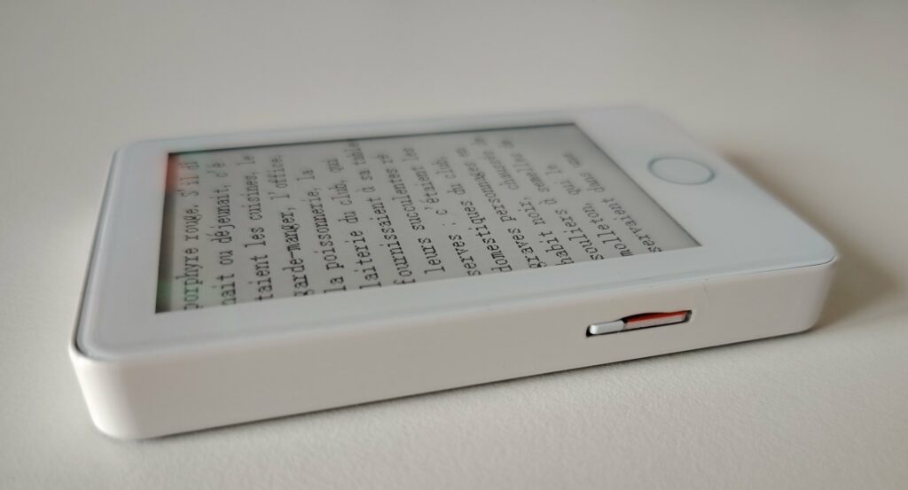 test liseuse encre électronique 2,7 pouces