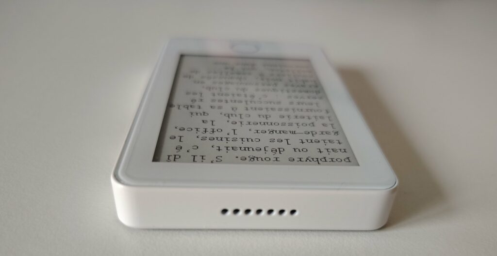 test liseuse encre électronique 2,7 pouces