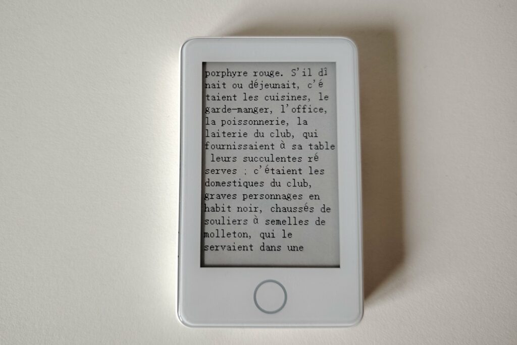 test liseuse encre électronique 2,7 pouces