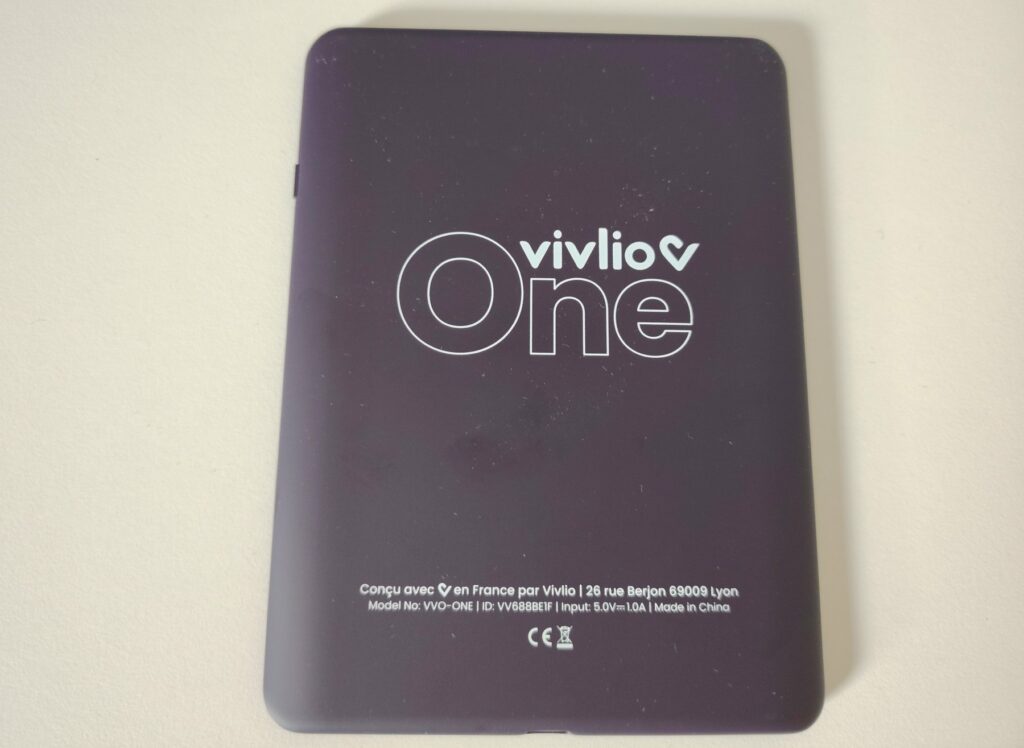 test liseuse Vivlio One