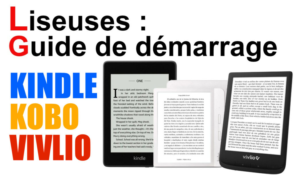 guide démarrage liseuse