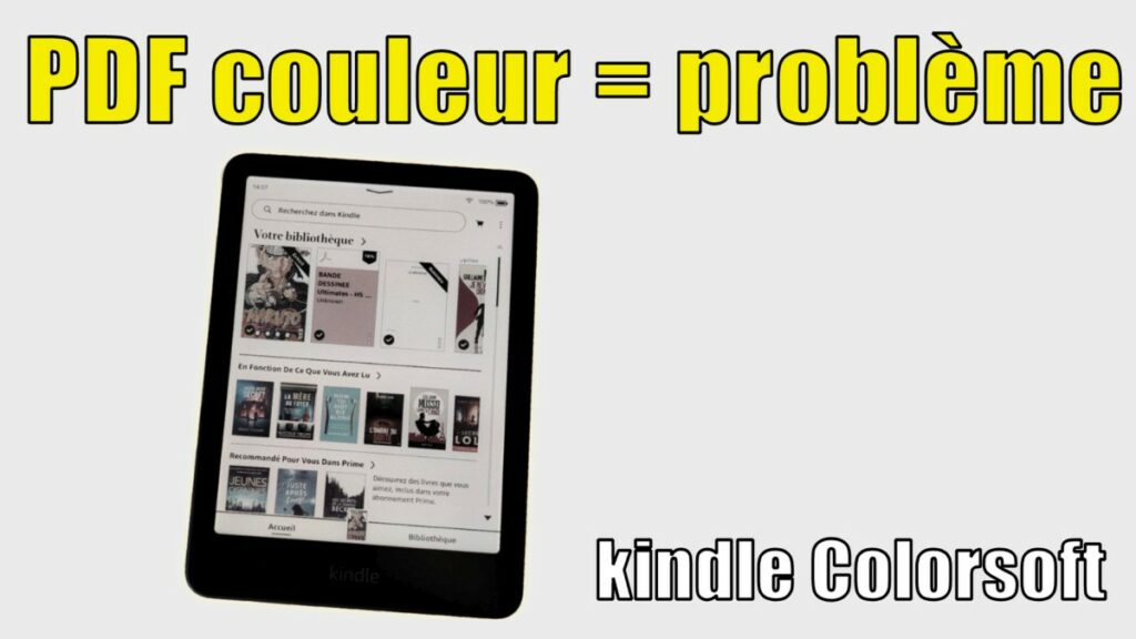 pdf couleur kindle colorsoft problème