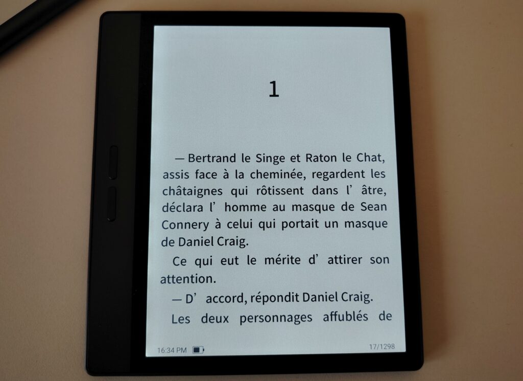 test liseuse bigme B7 Color