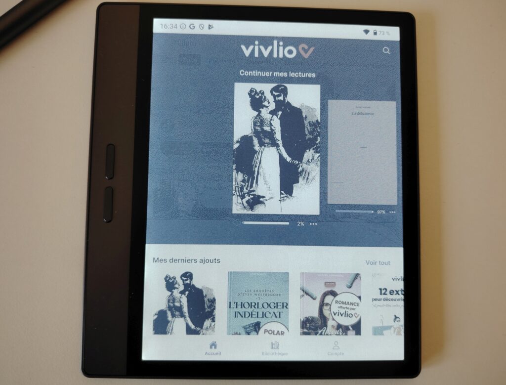 test liseuse bigme B7 Color