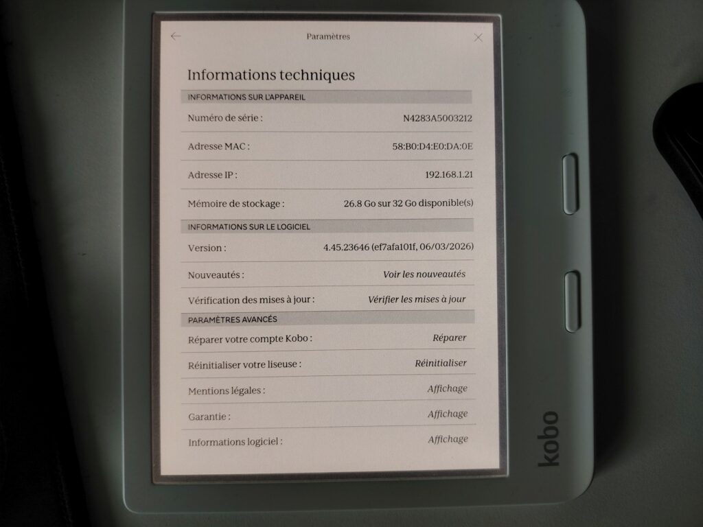 télécommande kobo