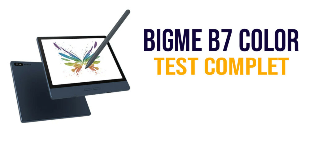 test liseuse bigme B7 Color