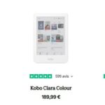 liseuses kobo pour 2026 avec les prix