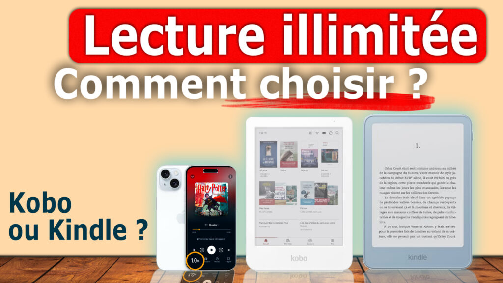 abonnement lecture comparatif kindle ou kobo